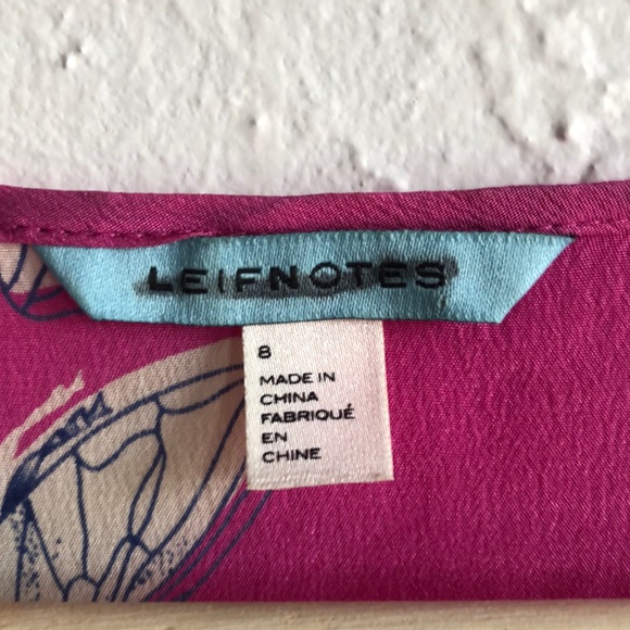 Anthropologie✨ ‘Liefnotes’ Silk Bee Print Tank Top - Picture 4 of 9